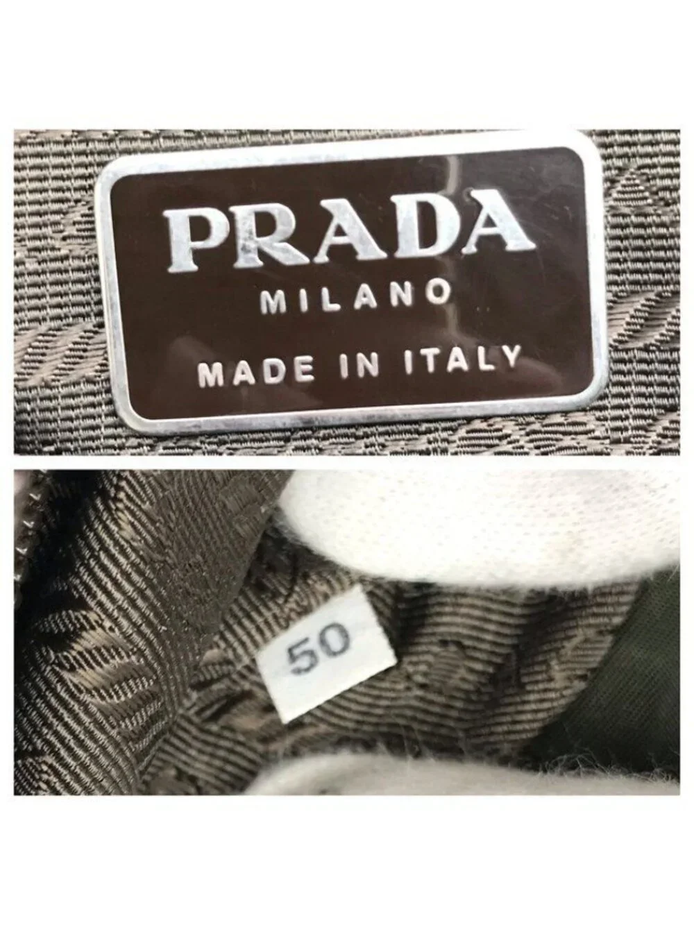 Prada Nylon Tessuto Tote Khaki